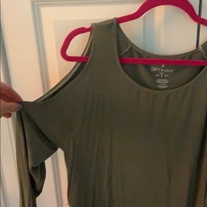 American Eagle Soft & Sexy cut out long sleeve